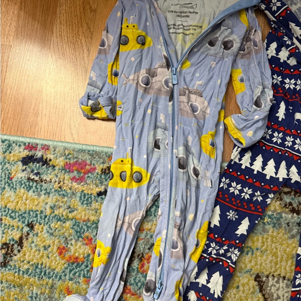 Bums and Rosses Yellow Submarine Pajamas